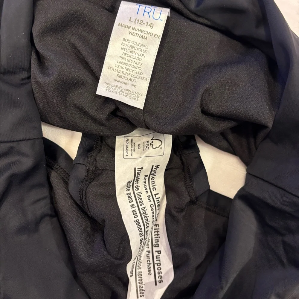 Black Boyshort swim NWT